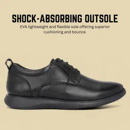 Guava Men's Black Derby Shoes image 3
