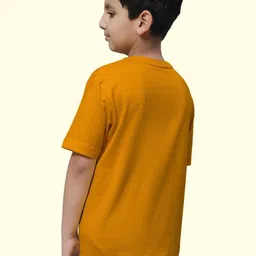 Friskers Boys Typography Printed Round Neck Cotton T-shirt image 2