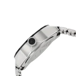 Fastrack Men Silver-Toned & Black Dial Watch 3099SM02 image 3