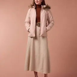 U.S. Polo Assn. Pink Plain Puffer Jacket image 5