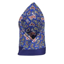 Alvaro Castagnino Men Blue & Multicoloured Printed Pocket Square image 2