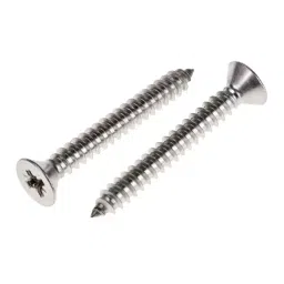 MITBIT Stainless Steel CSK Screw Silver Color, Size 10x38 mm (Pack of 72 Box) image 2