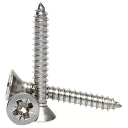 MITBIT Stainless Steel CSK Screw Silver Color, Size 10x38 mm (Pack of 72 Box) image 3