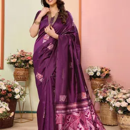 Sidhidata Woven Design Zari Banarasi Saree-picture-33