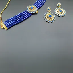 Women Click Gold-Plated Stone-Studded Jewellery Set-picture-19