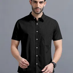 VTEXX Men Standard Striped Casual Shirt image 2