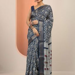 Libas Ethnic Motifs Zari Woven Saree-picture-4