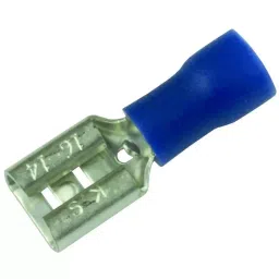 MULTICOMP PRO Quick Disconnect Crimp Terminals TERMINAL, FEMALE DISCONNECT, 0.25IN BLUE, MC29415 (Pack of 100)-picture-19