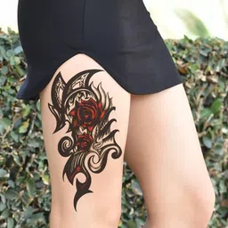 the canvas arts The Canvas Arts3D Waterproof Temporary Thighs Tattoo for Men and Women, 21 x 15 cm image 4