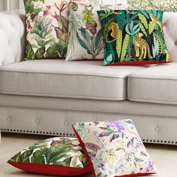 SEJ by Nisha Gupta Premium Cushion Covers Abstract Print Pack Of 5 (Color May Vary)-picture-9