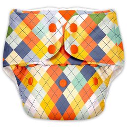 SuperBottoms BASIC Reusable Cloth Diaper for babies Freesize Adjustable, Washable and Reusable Peach Geometric-picture-34