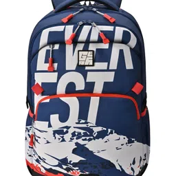 Gear Terrain Backpack 19"/36L Large Water Resistant School Bag/Casual Backpack/Daypack/Travel Backpack/Kids Bag for Boys/Girls (Blue-Red)-picture-10