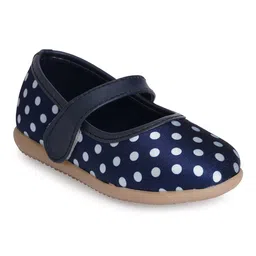 mine sole Minesole Polka Dots  Detailed Ballerinas - Blue image 3