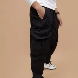 Forca by Lifestyle Men Mid-Rise Easy Wash Cotton Cargos-picture-32
