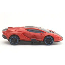 SEEDO Friction Powered Drift Toy Car - Black & Red image 4