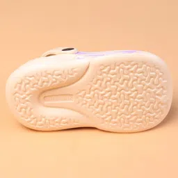 Cute Walk by Babyhug Clogs With Heart Applique - Purple image 5