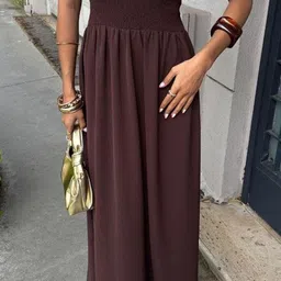 JC Mode Women Solid Off-Shoulder Maxi Dress image 5