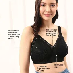 Clovia Black T-Shirt Bra image 3