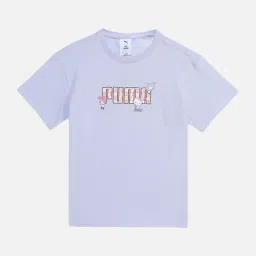 Puma Girls Blue T-shirts-image-59