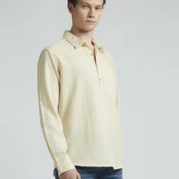 Pepe Jeans Beige Regular Fit Shirt image 3