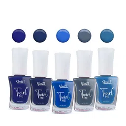 GLAM21 Set Of 5 Twirl Me Nail Paint - 6 ml Each - Combo No 06 image 1
