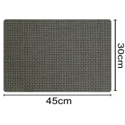 Freelance Grey Leather Set of 6 Placemats image 3