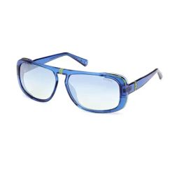 Guess GUS0008290X62SG Blue UV Protected Rectangular Sunglasses for Men-picture-8