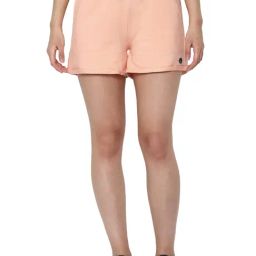 Solly by Allen Solly Peach Regular Fit Shorts-picture-0