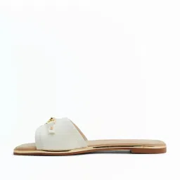 Aldo Women's White Casual Sandals image 3