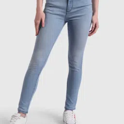 United Colors of Benetton Blue Skinny Fit Lightly Washed Jeans-picture-24