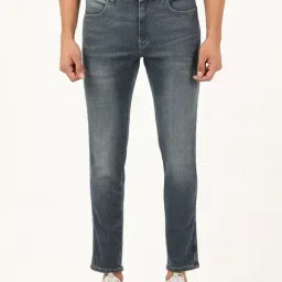 Wrangler Grey Heavily Washed Jeans-image-20