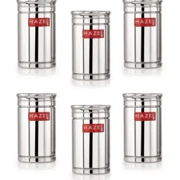 HAZEL Silver Stainless Steel Containers - Set of 6 (0.8L)-picture-23