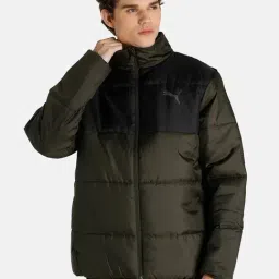 Puma Green Full Sleeves High Neck Jacket-image-72