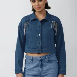 Forever 21 Blue Regular Fit Jacket-picture-27