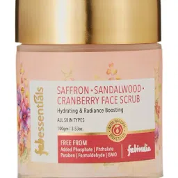 Fabessentials Saffron, Sandalwood & Cranberry Face Scrub - 100 gm-picture-13
