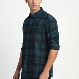 The Bear House Multicolored Cotton Slim Fit Checks Shirt image 3