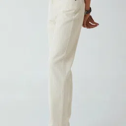 Andamen Off-White Regular Fit Jeans image 3