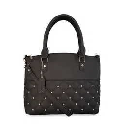 Toteteca Black Checked Handheld Bag-picture-18