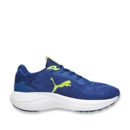 Puma Men's Clyde Royal, White & Lime Smash Galaxis Pro Performance Boost Running Shoes image 2