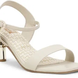 Bata Women's Beige Ankle Strap Sandals image 4