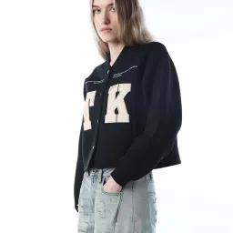 Only Black Regular Fit Printed Jacket image 3