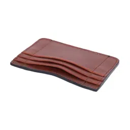Celtic Brown Textured Leather Card Holder image 4