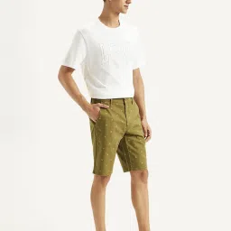 Levi's Brown Cotton Tapered Fit Printed Shorts image 3