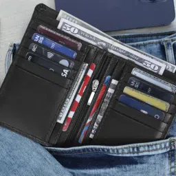 Celtic Black Leather Card Holder image 3