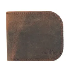 Celtic Brown Faded Leather Bi-Fold Wallet image 4