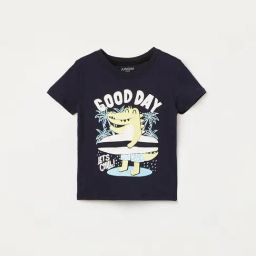 Juniors by Lifestyle Boys Navy Cotton Printed T-Shirt-picture-11