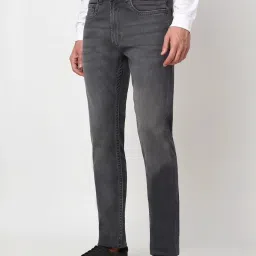 Peter England Grey Cotton Slim Fit Jeans image 3