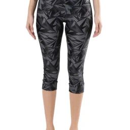 Speedo Black Printed Swim Capris-picture-16