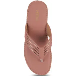 Metro Women's Peach Thong Sandals image 3