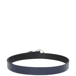 TOMMY HILFIGER Saika Navy Leather Waist Belt for Women image 3